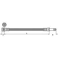 METZGER Bremsschlauch 4111218