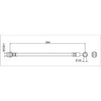 METZGER Bremsschlauch GREENPARTS 4111743