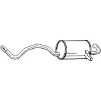 Bosal Endschalldämpfer 279-573