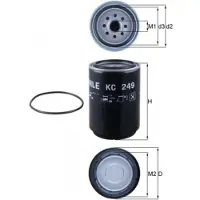 MAHLE ORIGINAL Kraftstofffilter KC 249D