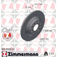 ZIMMERMANN Bremsscheibe SPORT Z 100.3320.52