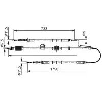 Bosch Seilzug, Feststellbremse 1 987 482 803