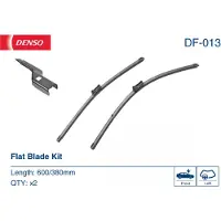 Denso Flat Scheibenwischer Vorne für VW Polo Schrägheck (6R1, 6C1) Rahmenlos