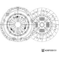 Blue Print Kupplungssatz Kupplung für FORD Transit Mk6 Kasten (V347, V348, FA) ADBP300151