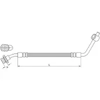 METZGER Bremsschlauch 4112533