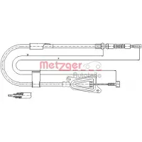 METZGER Seilzug, Feststellbremse 17.0123
