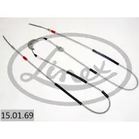 Linex Handbremsseil 15.01.69 Hinten für FORD Escort '91 Express (AVF) 3400/1460/1380mm