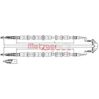 METZGER Autoteile Seilzug, Feststellbremse [Hersteller-Nr. 11.5864] für Opel