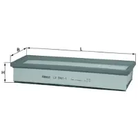 MAHLE ORIGINAL Luftfilter LX 2061/1 für Dacia Renault Lada Logan Pick-UP Lodgy