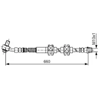 Bosch Bremsschlauch 1 987 481 A49