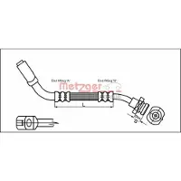 METZGER Bremsschlauch 4114723