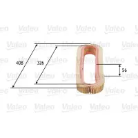 Valeo Luftfilter 585667 für Mercedes-Benz 190 124