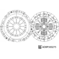 Blue Print Kupplungssatz Kupplung für SUZUKI Grand Vitara II SUV (JT, TE, TD) ADBP300275