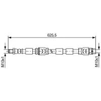Bosch Bremsschlauch 1 987 481 589