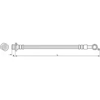 METZGER Bremsschlauch 4110850