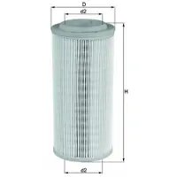 MAHLE ORIGINAL Luftfilter MAHLE LX 1595