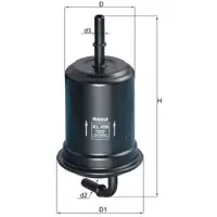 MAHLE ORIGINAL Kraftstofffilter KL 456 für TOYOTA HILUX III Pick-up (TGN1, GGN2, GGN1, KUN2, KUN1) Leitungsfilter