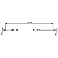 Bosch Seilzug, Feststellbremse 1 987 477 993