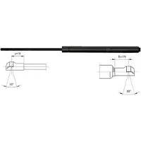 METZGER Gasfeder Motorhaubendämpfer 313mm für BMW 5 Limousine (E60) 330N 2110360