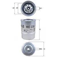 Knecht Kraftstofffilter MAHLE KC 236