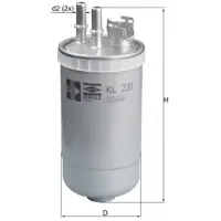 MAHLE ORIGINAL Kraftstofffilter MAHLE KL 230
