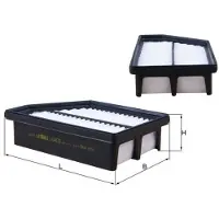 MAHLE ORIGINAL Luftfilter MAHLE LX 4433
