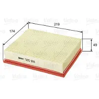 Valeo Luftfilter 585188 für Mercedes-Benz A