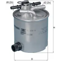 MAHLE ORIGINAL Kraftstofffilter MAHLE KL 404/16