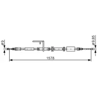 Bosch Seilzug, Feststellbremse 1 987 482 314