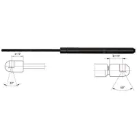 METZGER 2110431 Gasfeder Heckklappendämpfer für CHEVROLET KALOS 390mm