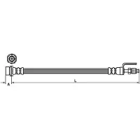 METZGER Bremsschlauch 4110436
