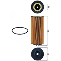 MAHLE ORIGINAL Ölfilter OX 987D