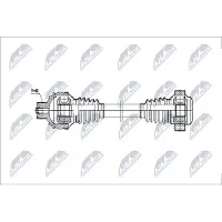 NTY NPW-AU-081 Antriebswelle Hinten Links Hinten Rechts für AUDI Q7 (4MB) Q8 (4MN)