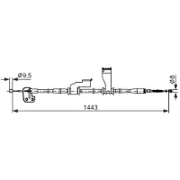 Bosch Seilzug, Feststellbremse 1 987 482 836