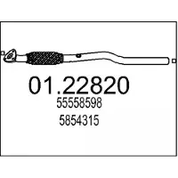 MTS Abgasrohr 01.22820