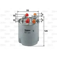 Valeo Kraftstofffilter 587544 für RENAULT LOGAN I Kombi (KS) Leitungsfilter
