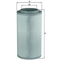 MAHLE ORIGINAL Luftfilter LX 1734