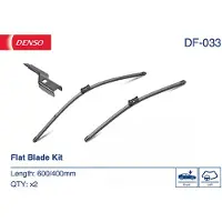 Denso Flat Scheibenwischer Vorne für SEAT Ibiza IV Schrägheck (6J5, 6P1) Rahmenlos