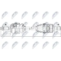 NTY NPW-HD-041 Antriebswelle Vorne Links für HONDA CR-V II (RD)