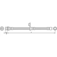METZGER Bremsschlauch 4110265