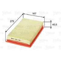 Valeo Luftfilter 585318 für Hyundai Atos