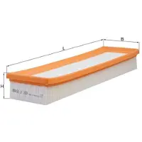 MAHLE ORIGINAL Luftfilter MAHLE LX 1634
