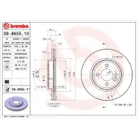 Brembo Bremsscheibe 09.8655.11