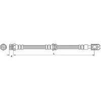 METZGER Bremsschlauch 4110887