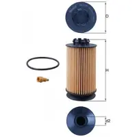 MAHLE ORIGINAL Ölfilter OX 1175D