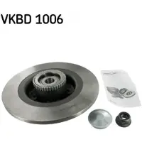 Skf Bremsscheibe VKBD 1006 hinten, voll, 1 Stück