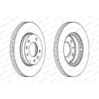 FERODO Bremsscheiben DDF1278C vorne, belüftet, 2 Stück