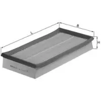 MAHLE ORIGINAL Luftfilter LX 692
