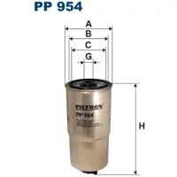 FILTRON KRAFTSTOFFFILTER Anschraubfilter PP 954