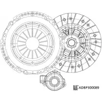 Blue Print Kupplungssatz Kupplung für ALFA ROMEO 159 Sportwagon (939) ADBP300089
